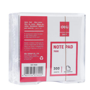 Lapeliai užrašams dėkle DELI, 91x87x50mm, baltos spalvos - Image 3
