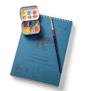Akvarelinio popieriaus bloknotas AUTHENTIC WATERCOLOR PAD A5, 20 lapų, 280 gr. - Image 2