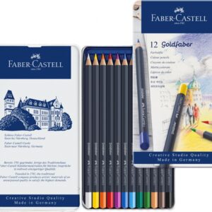 Spalvoti pieštukai Faber-Castell Goldfaber Creative Studio 12 spalvų - Image 2