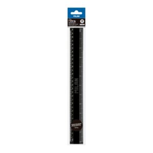 *Liniuotė 30cm juoda 353801DWZ MILAN/24