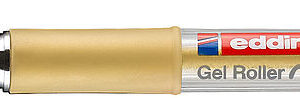 Gelinis rašiklis Edding Gel Roller 2185, 0.7mm, auksinės spalvos