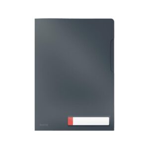 Aplankas vokelis Leitz Cosy Privacy, L formos, A4, aksominės pilkos spalvos 3 vnt.