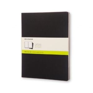 Užrašų knygutė Moleskine Cahier, 21x30cm, balti lapai, minkštu viršeliu, mėlynos spalvos