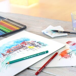 Spalvoti akvareliniai pieštukai Faber-Castell Albrecht Dürer , 12 spalvų - Image 3
