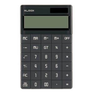 Stalinis skaičiuotuvas DELI NS041, pilkos spalvos - Image 2