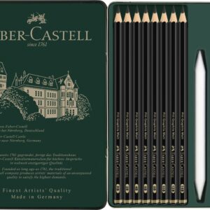 Pieštukų rinkinys Faber-Castell Pitt Graphite Matt, 11 dalių - Image 2