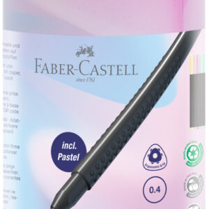 Rašikliai Faber-Castell Finepen GRIP 0.4, 15 spalvų