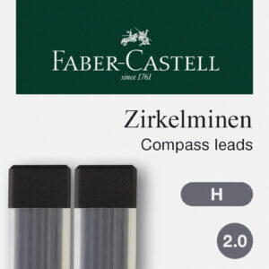 Grafitai skriestuvui Faber-Casell, H, 2x6vnt