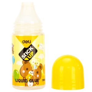 Skysti klijai DELI Funky Bear, 35ml, su antgaliu tekstilei - Image 3