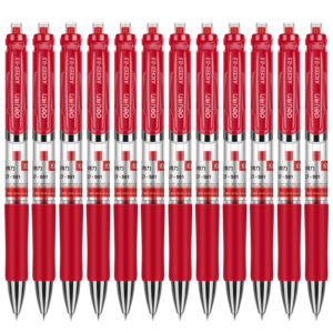 Gelinis rašiklis Deli S01 0.5mm raudonas