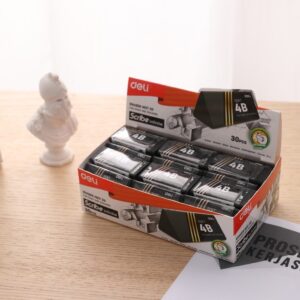 Trintukas DELI Scribe Nano 40x19x19mm juodas - Image 4