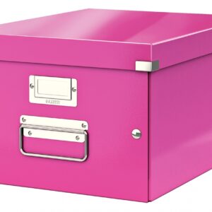 Universali dėžė Leitz Click&Store Medium, 281x200x369mm, rožinės spalvos