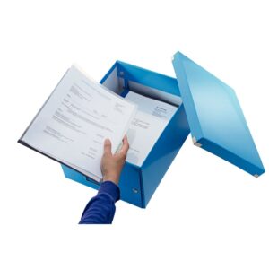 Universali dėžė Leitz Click&Store Medium, 281x200x369mm, mėlynos spalvos