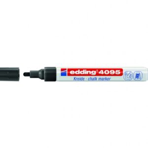 Kreidinis žymeklis Edding 4095, apvaliu galiuku, 2-3mm, juodos spalvos