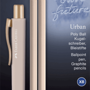 Tušinukas Faber-Castell PolyBall Urban XB, 0.6mm, + 2 pieštukai rausvos spalvos