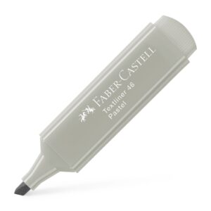 *Teksto žymeklis Faber-Castell, pilkos spalvos,kirstu galiuku, 1,2 - 5mm