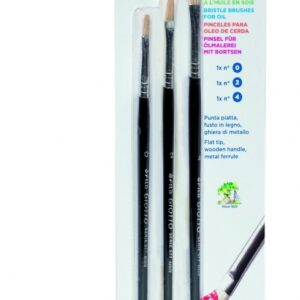 Teptukų rinkinys Fila Giotto Brush Art 400, Nr. 0, 2, 4, 3vnt.