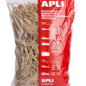 Gumelės Apli, Ø160x3 mm, 1kg, natūralios spalvos