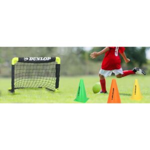SULANKSTOMI FUTBOLO VARTAI SU TINKLU 50x44x44cm DUNLOP 133577 - Image 2