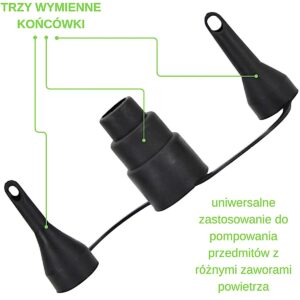 ELEKTRINĖ POMPA 12/230V 60W 3 ADAPTERIAI REDCLIFFS 999239 - Image 4