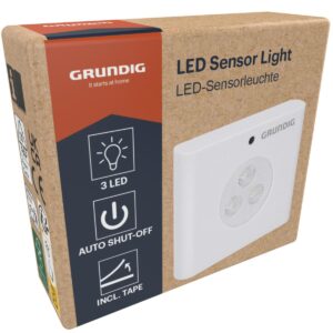 ŠVIESTUVAS SU JUDESIO JUTIKLIU 3 LED LIGHT GRUNDIG 347370 - Image 2