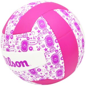 TINKLINIO kamuolys WILSON STAMP VB VIOLETINIS-BALTAS 789639 - Image 4