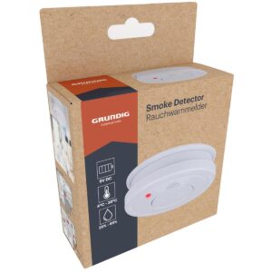 DŪMŲ JUTIKLIS PRIEŠGAISRINIS SIGNALIZATORIUS 85dB 9V BATERIJA GRUNDIG 430843 - Image 4