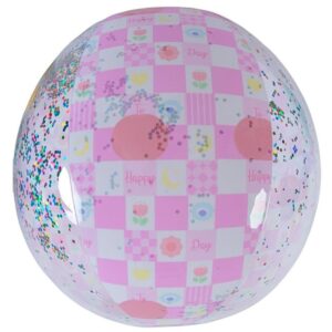 PRIPUČIAMAS PAPLŪDIMIO KAMUOLYS 50CM BLIZGUTIS ROŽINIS 53197 1077918
