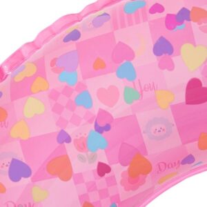 PLŪDURIUOJANTIS RATAS 90CM ŠIRDELĖS ROŽINIS 35663 1077932 - Image 4