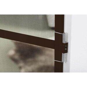 ALIUMINIS DURŲ TINKLELIS NUO VABZDŽIŲ 100X215 RUDAS BASIC PLUS 9016909 - Image 2