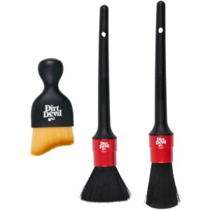 AUTOMOBILIO VALYMO ŠEPETĖLIŲ RINKINYS 3 DALYS DIRT DEVIL 346564