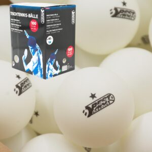 STALO TENISO KAMUOLIUKAI BALTI 100VNT 1 ŽVAIGŽDUTĖ BEST SPORTING 231170