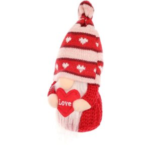 NYKŠTUKAS GNOMAS SU ŠIRDELE LOVE 19CM VALENTINO DIENOS DEKORACIJA 1052335 - Image 3