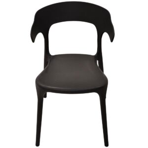 PLASTIKINĖ SODO KĖDĖ TERASAI IR BALKONUI JUODA 970358 - Image 4