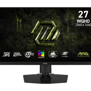 LCD Monitor|MSI|27 "|2560 x 1440 pixels|Wide Quad HD|Native aspect ratio 16:9|LCD|Flat|MAG274QPFE20