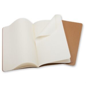 *Užrašų knygutė Moleskine Evernote 13x21cm, langeliais, minkštu viršeliu, 2vnt/pak, rudos spalvos - Image 3