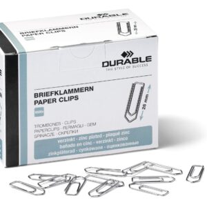 Sąvaržėlės Durable, 26mm cinkuotos 1000vnt.