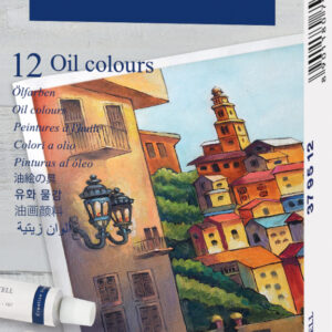 Aliejiniai dažai Faber-Castell, 12 spalvų, 9ml