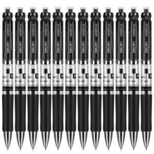 Gelinis rašiklis Deli S01 0.5 mm, juodas