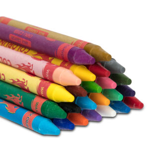 Vaškinės kreidelė DELI Colorun 24 spalvų - Image 3