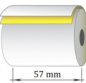 *Dvisluoksnė kasos juosta SC/SC, 57x16m/12mm (maks. diam 55mm)