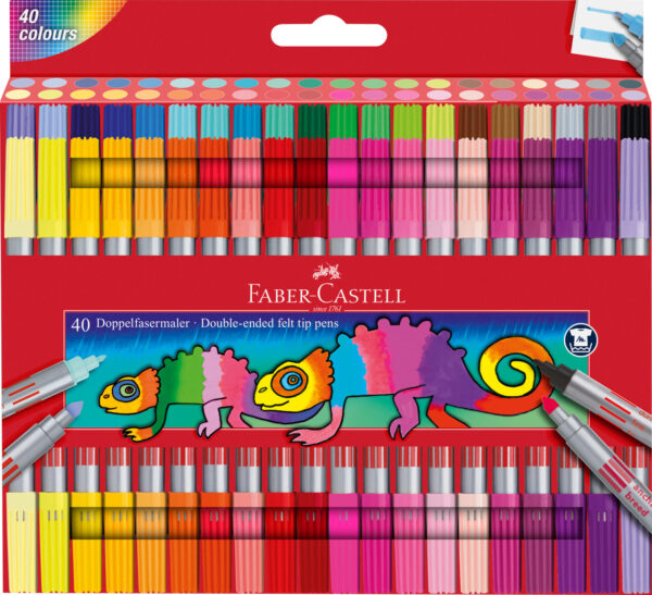 151140_Double fibre-tip pen set 40x