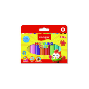 Plastilinas Keyroad 12 spalvų, 180 g