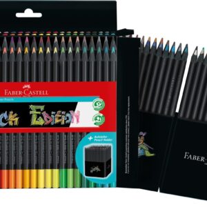 Spalvoti pieštukai Faber-Castell Black Edition, 50 spalvų