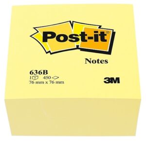 Lipnūs lapeliai Post-it®, 76x76mm, 450lapelių geltonos spalvos - Image 2