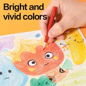 Spalvoti pieštukai DELI ColorWow tribriauniai, 12 spalvų - Image 7