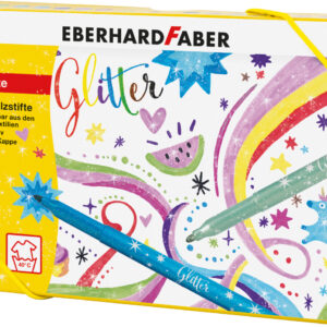 Flomasteriai EberhardFaber, blizgantys 16 spalvų
