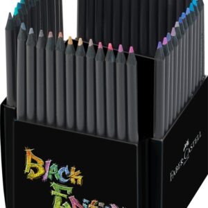 Spalvoti pieštukai Faber-Castell Black Edition, 50 spalvų - Image 3