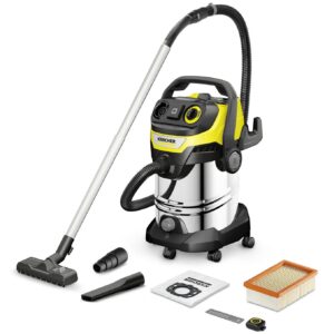 Vacuum Cleaner|KARCHER|Suction power 315 AW|Dust capacity 30 L|Drum vacuum|Cleaning type Dry&wet|Dust container Bagless|Colour Black/Yellow/Silver|1.628-385.0