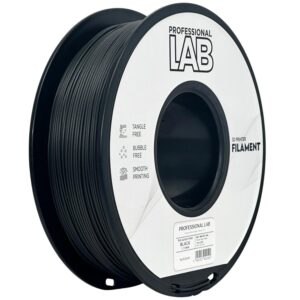 3D Plastikas - Filamentas PLA Fiber Black | 1.75 mm, 1 kg | Professional LAB